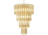 Casa Padrino Lampadario Oro Diametro 57 X H. 88 Cm - Arredamento Alberghiero