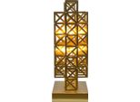 Casa Padrino Lampada Da Tavolo Di Design In Ottone 22 X 28 X H. 65 Cm - Arredo Alberghiero