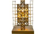 Casa Padrino Lampada Da Tavolo Di Design In Ottone 45 X 45 X H. 65 Cm - Arredo Alberghiero