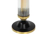 Casa Padrino Lampada Da Terra Nero / Ottone - Qualità Eccellente