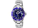 Invicta Pro Diver 9094 Orologio Da Uomo - Impermeabile - Analogico - Movimento Automatico - Acciaio Inossidabile Con Quadrante Blu - 40Mm
