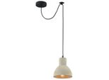 Casa Padrino Lampada A Sospensione Grigia Ø 16 X H. 16 Cm - Lampada Moderna Con Paralume In Calcestruzzo