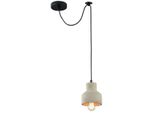 Casa Padrino Lampada A Sospensione / Luce A Sospensione Grigia Ø 12,5 X H. 13,5 Cm - Lampada Moderna Con Paralume In Calcestruzzo