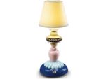 Casa Padrino Lampada Da Tavolo Blu / Multicolore Ø 12 X H. 30 Cm - Lampada Da Tavolo Led In Porcellana