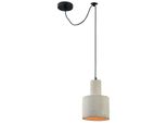 Casa Padrino Lampada A Sospensione Grigia Ø 16 X H. 22,5 Cm - Lampada A Sospensione Moderna Con Paralume In Calcestruzzo