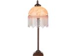 Casa Padrino Lampada Da Tavolo In Stile Barocco Multicolore Ø 20 X H. 53 Cm - Mobili Barocchi E Liberty