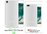 Cadorabo Custodia Del Telefono Cellulare Per Apple Iphone 7 / 7S / 8 / Se 2020 In Blu Custodia Protettiva Custodia Cover Tpu Silicone