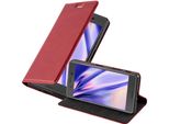 Cadorabo Custodia Per Sony Xperia X Custodia Protettiva In Rosso Custodia Per Cellulare Custodia Cover Chiusura Magnetica