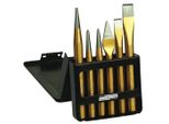 Set Di Punzoni BrüDer Mannesmann Con Scalpello 6 Pezzi 65405