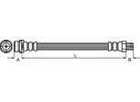 Tubo Freno 422Mm Metzger Per Ford Focus Iii