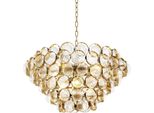 Casa Padrino Lampadario Oro Ø 72 X H. 40 Cm - Edizione Limitata