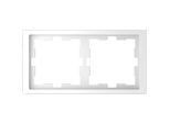 Merten MEG4020-6535 Cornice Di Copertura A 2 Ingressi D-Life Bianco Lotus