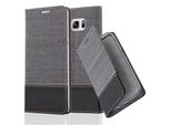 Cadorabo Custodia Per Samsung Galaxy Note 5 Custodia Protettiva In Grigio Custodia Per Telefono Cellulare Custodia A Libro Cover