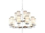 Casa Padrino Lampadario Argento 75,5 X H. 73 Cm - Hotel Ristorante Arredamento