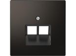Merten MEG4522-6034 Piastra Centrale Per Inserto Uae, A 2 Ingressi, Antracite, System Design