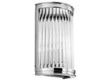 Casa Padrino Lampada Da Parete Argento 21 X 11 X H. 31,5 Cm - Arredamento Hotel Ristorante Di Design