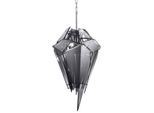 Casa Padrino Lampadario Argento/Nero Ø 47 X H. 97 Cm - Mobili Di Design