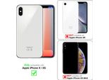 Cadorabo Custodia Per Apple Iphone X / Xs Custodia Protettiva In Rosso Custodia Per Cellulare Cover Chiusura Magnetica