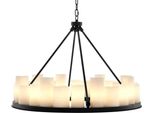 Casa Padrino Lampadario Nero 90 X H. 65 Cm - Hotel Ristorante Arredamento