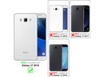 Cadorabo Custodia Protettiva Per Samsung Galaxy J7 2016 Cover In Marrone Custodia Del Telefono Cellulare Custodia A Libro Cover Case