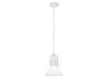 Casa Padrino Lampada A Sospensione / Lampada A Sospensione Bianca Ø 18,5 X H. 23 Cm - Luci & Lampadari