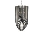 Casa Padrino Lampadario Nero Ø 35 X H. 65 Cm - Collezione Luxury