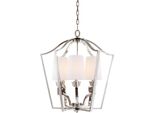 Casa Padrino Lampada A Sospensione Argento 77 X H. 82 Cm - Hotel Ristorante Arredamento
