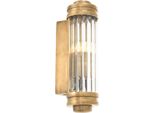 Lampada Da Parete Casa Padrino / Lampada Da Parete In Ottone Vintage 7 X 10 X H. 26 Cm - Hotel & Restaurant Lamp