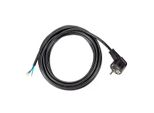 Cavo Di Alimentazione Bachmann H05VV-F 3G1.0 2M, Nero, Confezionato Singolarmente