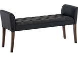 Clp Chaise Longue Cleopatra Struttura In Legno Di Caucciù, Grigio Scuro Antico-Scuro