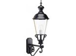 Casa Padrino Applique Da Esterno In Stile Liberty 27 X 46 X H. 83 Cm - Vari Colori - Illuminazione Artigianale Barocca E Liberty Per Balconi, Giardini E Terrazze