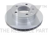 2X Disco Freno Nk 313397 Per Vw Lt 28-46 Ii (2DA 2DD 2DH) 77Mm