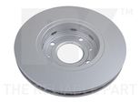 2X Disco Freno Nk 314839 Per Volvo V40 Estate (645) Per Mitsubishi Carisma (Da_)