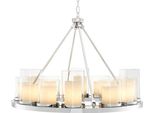 Lampadario Casa Padrino In Argento 90 X H. 65 Cm - Hotel Restaurant Collection