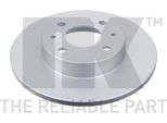 2X Disco Freno Nk 319922 Per Ford Ka (RU8) Per Fiat Panda (169) 500 (312) 40Mm