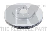 2X Disco Freno Nk 313652 Per Opel Corsa C Hatchback (X01) Meriva A (X03) 280Mm