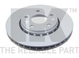2X Disco Freno Nk 313970 Per Renault Megane Iii Grandtour (KZ0/1) Zoe (Bfm_)