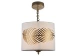 Casa Padrino Lampada A Sospensione Oro/Bianco Ø 24,5 X H. 19,5 Cm - Arredo Alberghiero E Ristoranti