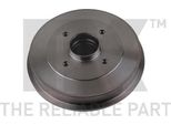 2X Nk Tamburo Freno 251906 Per Peugeot 306 Hatchback (7A 7C N3 N5)