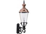 Casa Padrino Applique Da Esterno In Stile Liberty 37 X 62 X H. 110 Cm - Vari Colori - Illuminazione Esterna