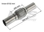 Hjs 83 00 8555 Tubo Flessibile Impianto Di Scarico Tubo Di Scarico Per Alfa Romeo 147 (937)