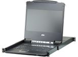 Aten CL6708MW-ATA-GG CL6708MW Switch Kvm A 8 Vie, Console A Scorrimento Con Display Fullhd Da 17,3", Dvi, Usb, Montaggio A Rack Da 19 Pollici, Layout De"