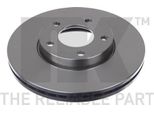 2X Disco Freno Nk 203251 Per Mazda Per 5 (CR19) Per 3 (Bk) Per 3 (Bl) 49Mm