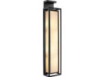Casa Padrino Applique Nero/Beige 15 X 11 X H. 70 Cm - Luce Per Hotel E Ristoranti