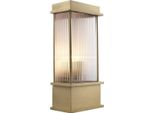 Casa Padrino Lampada Da Parete In Ottone 20 X 12 X H. 43 Cm - Arredamento Per Hotel E Ristoranti