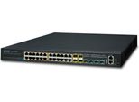 Planet SGS-6341-24P4X - Switch - L3 - Gestito - 24 X 10/100/1000 (Poe+) + 4 X 10 Gigabit Sfp+ - Montabile Su Rack -