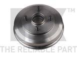 2X Nk Tamburo Freno 252534 Per Ford Focus (Daw Dbw) Focus Estate (Dnw)