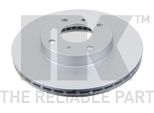 2X Disco Freno Nk 312251 Per Nissan Almera Ii Hatchback (N16) Primera (P11)