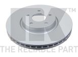 2X Disco Freno Nk 312581 Per Ford Mondeo Iv Turnier (BA7) Mondeo Iv (BA7) 52Mm