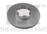 2X Disco Freno Nk 312575 Per Ford Per Transit MK-7 Furgone Per Transit MK-7 Autobus
